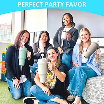 Bubbola Straw Covers for Stanley 40 OZ Tumbler - Cute & Practical