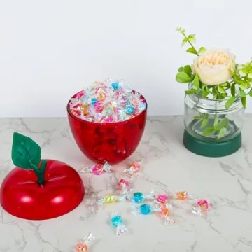 TABGACH Large Red Apple Container for Candy & Gifts 4 Pack