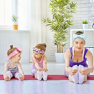 TDHDIKE Spa Headband Bow Facial Makeup Headband(9 Pcs),Soft Headband for Shower Washing Face, Extra Add 5 Gift Bags, Nice Gifts for Women Girls.