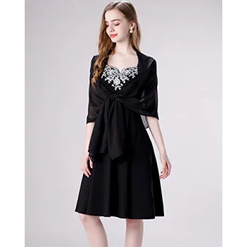 Chic Olyrjie Chiffon Shawls for Weddings & Evenings