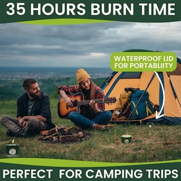 Mosquito Candle Outdoor with 5 Essential Oils - DEET Free