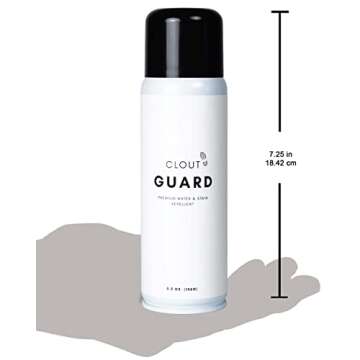 CLOUT Guard - Premium Water & Stain Repellent - Waterproof and Protect Suede, Leather, Nubuck, Fabric, Nylon, Polyester & More - Sneakerhead Protector for All Sneakers, Shoes, Boots, & Accessories
