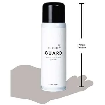 CLOUT Guard - Premium Water & Stain Repellent - Waterproof and Protect Suede, Leather, Nubuck, Fabric, Nylon, Polyester & More - Sneakerhead Protector for All Sneakers, Shoes, Boots, & Accessories