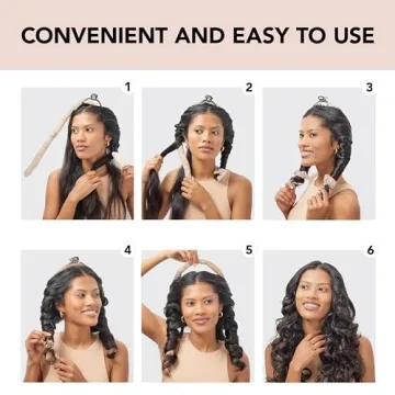 Kitsch Satin Heatless Curling Set for Effortless Curls