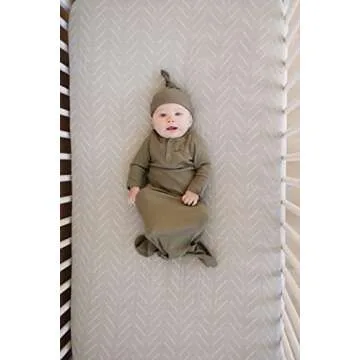 Mebie Baby Desert Sage Muslin Crib Sheet