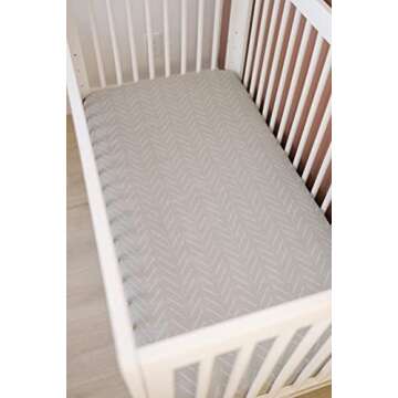 Mebie Baby Desert Sage Muslin Crib Sheet
