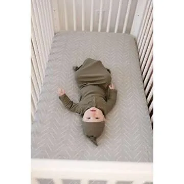 Mebie Baby Desert Sage Muslin Crib Sheet