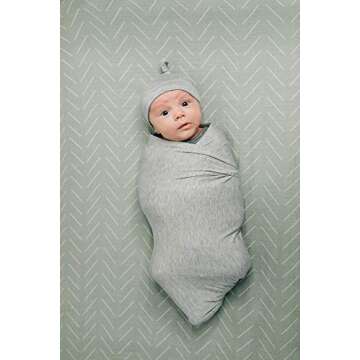 Mebie Baby Desert Sage Muslin Crib Sheet