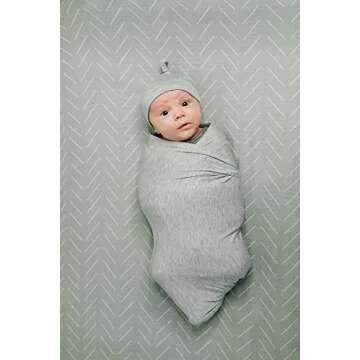 Mebie Baby Desert Sage Muslin Crib Sheet