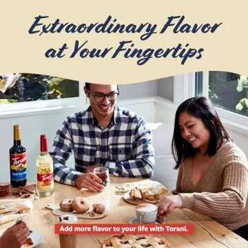 Torani Brown Sugar Cinnamon Coffee Syrup, Flavored Syrup for Drinks, Pump Included, 25.4 Fl Oz