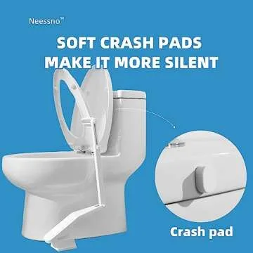 Touch Free Neessno Toilet Seat Lifter for Kids and Elderly