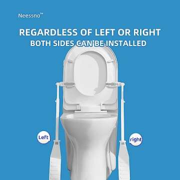 Touch Free Neessno Toilet Seat Lifter for Kids and Elderly