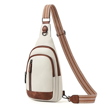 Trendy CLUCI Leather Sling Backpack for Women