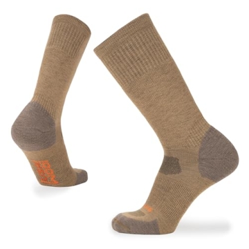 GRIP6 Everyday Merino Wool Socks - Lightweight Wool Hiking Socks - Warm Crew Socks for Men and Women...