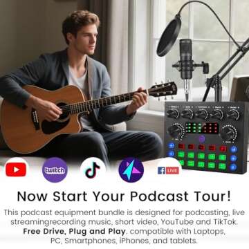 Podcast Equipment Bundle for Professional Audio Creation