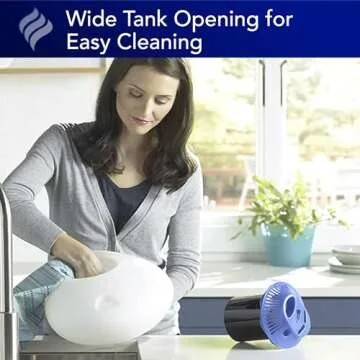 Vicks Warm Steam Vaporizer, Small to Medium Rooms, 1.5 Gallon Tank – Warm Mist Humidifier for Baby and Kids Rooms with Night Light, Works with Vicks VapoPads and VapoSteam