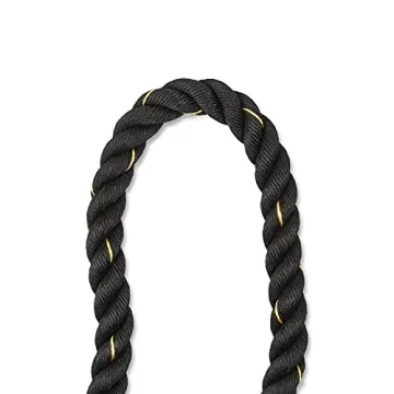 Amazon Basics 1.5 Inch 30 Foot Black Battle Rope