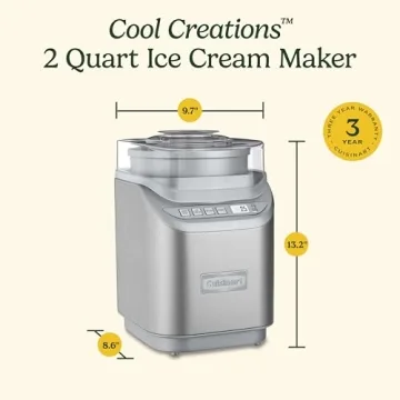 Cuisinart 2-Quart Ice Cream Maker for Delicious Frozen Treats