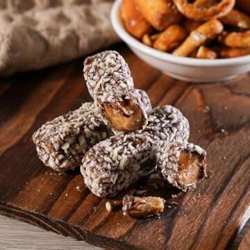 Broadway Basketeers Food Chocolate Gift Basket Tower for Birthdays – Curated Snack Box, Sweet and Savory Treats for Parties, Best Wishes, Birthday Presents for Women, Men, Mom, Dad, Her, Him, Families