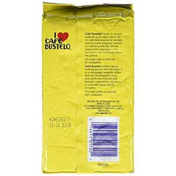 Café Bustelo Coffee - Bold Dark Roast Espresso Ground Coffee Bundle