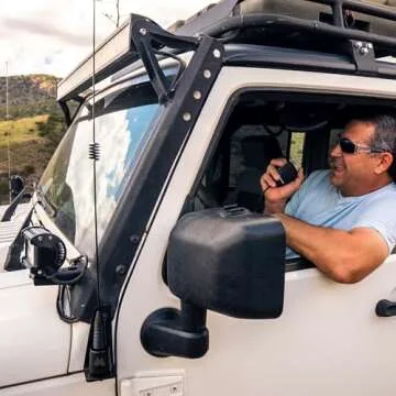 Midland – MXTA26 MicroMobile® 6DB Gain Whip Antenna – Quadruple Signal Output – 32” Antenna