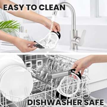 SCHVUBENR 3.5 Inch Apple Slicer - Professional Stainless Steel Apple Corer/Cutter - Super Sharp - Apple Corer Tool with 8 Sharp Blades(Black)