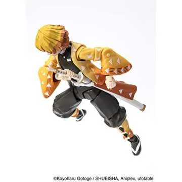 Demon Slayer Ultimate Legends Zenitsu Action Figure - 5 Inch