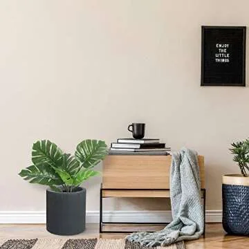 Kante Modern Style Concrete Planter with Drainage