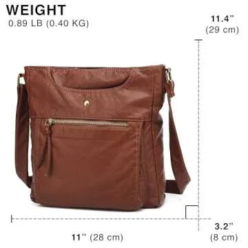 Stylish Scarleton Crossbody Bag for Women - Multi-Pocket Design
