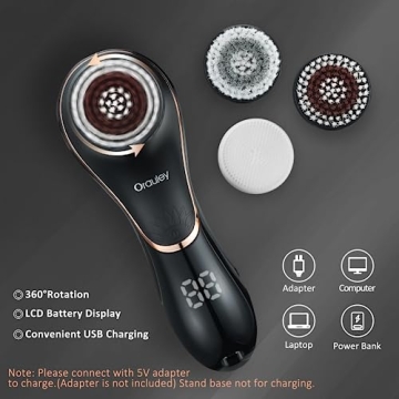 Orauley 3-in-1 Facial Cleansing Brush for Healthy Skin
