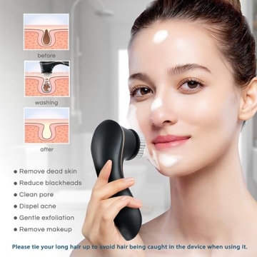 Orauley 3-in-1 Facial Cleansing Brush for Healthy Skin