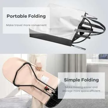 HKAI Baby Bouncer: Portable Infant Rocker for Comfort