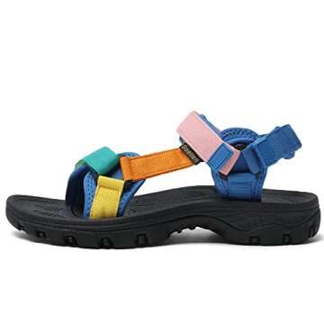 Muboliy Women's Arch Support Hiking Sport Sandals