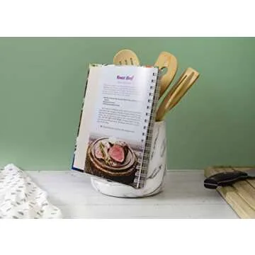 Stylish Two-in-One Utensil Holder for Kitchen Use