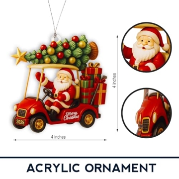 Funny Golf Ornaments for Christmas Tree Decor 2025