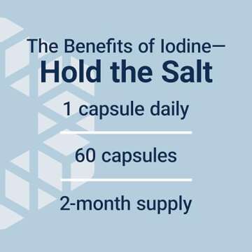 Life Extension Sea-Iodine™, kelp and bladderwrack-derived iodine, supports healthy levels of this essential nutrient for thyroid health and beyond, non-GMO, gluten-free, vegetarian, 60 capsules