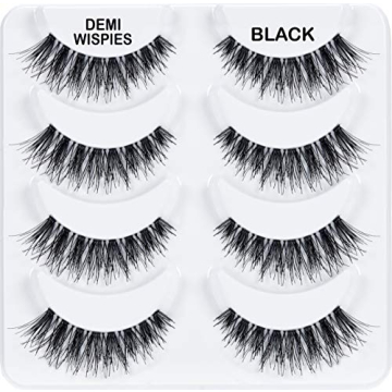 Ardell Demi Wispies Lashes - 3 Pack for Effortless Style