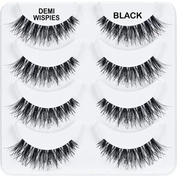 Ardell Demi Wispies Lashes - 3 Pack for Effortless Style