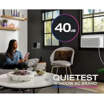 Quiet GE Profile 6200 BTU Smart Window Air Conditioner