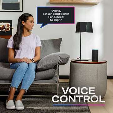 Quiet GE Profile 6200 BTU Smart Window Air Conditioner