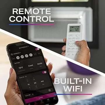 Quiet GE Profile 6200 BTU Smart Window Air Conditioner