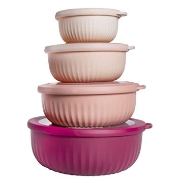 Elevate Your Cooking with COOK WITH COLOR Prep Bowls - 8 Piece Set
