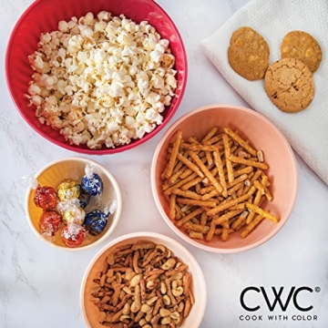 COOK WITH COLOR 8-Piece Nesting Mixing Bowl Set