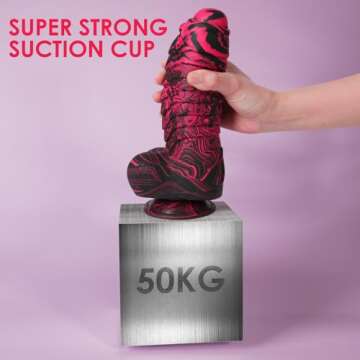 Fantasy Huge Thick Dildo - Safe Silicone G-Spot Stimulator