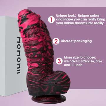 Fantasy Huge Thick Dildo - Safe Silicone G-Spot Stimulator