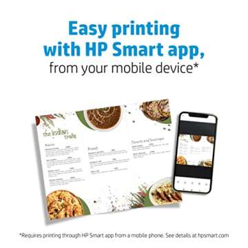 HP Professional Tri-fold Business Paper, Glossy, 8.5x11 in, 48 lb, 150 sheets, works with inkjet, PageWide, laser printers (4WN12A)