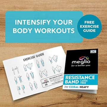 Meglio Resistance Bands | Latex-Free Workout Bands for Rehab