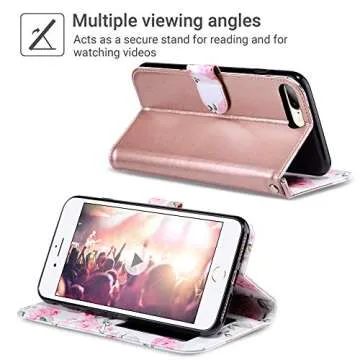 Stylish ULAK iPhone 8 Plus/7 Plus Wallet Case for Women