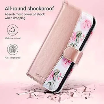 Stylish ULAK iPhone 8 Plus/7 Plus Wallet Case for Women