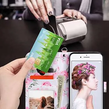 Stylish ULAK iPhone 8 Plus/7 Plus Wallet Case for Women